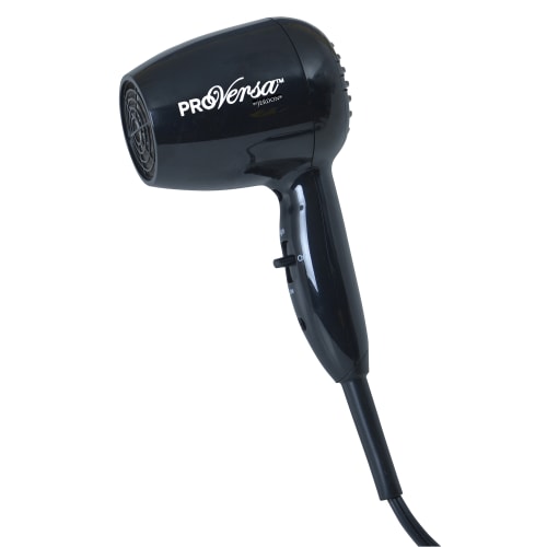 Jerdon Hand-Held Hair Dryer, 1600W, Black